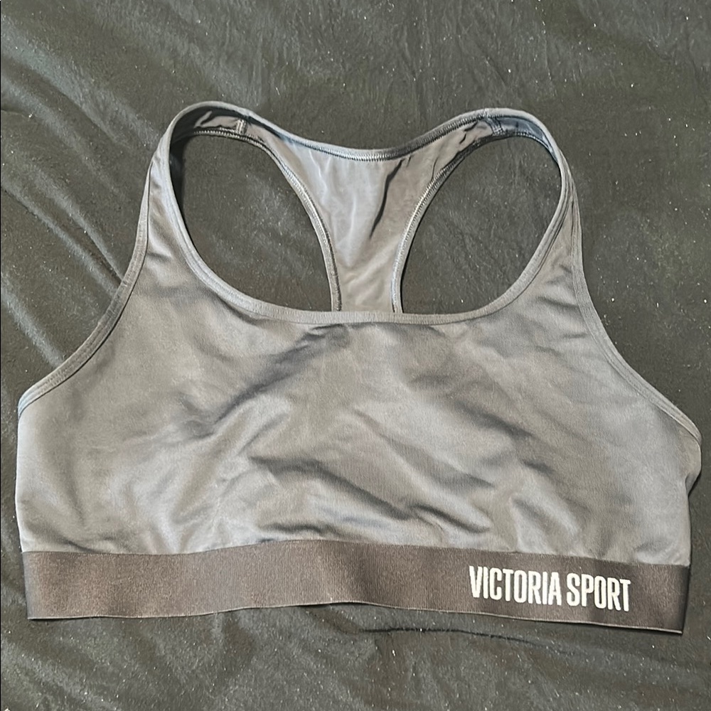 Gray Sports Bra